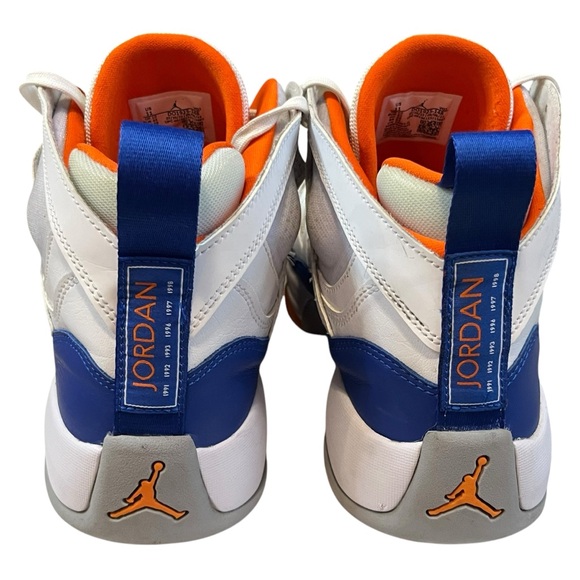 Jordan Jumpman Two Trey White Hyper Royal Men's Basketball Shoes in box size 11 - Picture 6 of 11